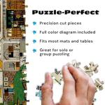 Buffalo Games – Charles Wysocki The Farm 500 Piece Jigsaw Puzzle for Adults -Challenging Puzzle Perfect for Game Nights - Finished Size is 21.25 x 15.00 – Precision-Cut Pieces, Beautiful Artwork