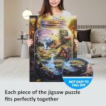 Yunlus Jigsaw Puzzles for Adults 1000 Pieces Impossible Hard Difficult Challenging Puzzles for Adults 1000pc Puzzles World in Bottle Nature's Dream Jigsaw Puzzle 1000 Pieces 28 x 20 inch