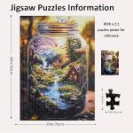Yunlus Jigsaw Puzzles for Adults 1000 Pieces Impossible Hard Difficult Challenging Puzzles for Adults 1000pc Puzzles World in Bottle Nature's Dream Jigsaw Puzzle 1000 Pieces 28 x 20 inch
