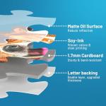 BenBen Puzzles for Adults 500 Pieces, Dogs on Vacation, Dog Jigsaw Puzzle with Patterns on Back, Funny Animal Puzzle, Challenging Puzzles for Family Game Night, Home Décor