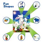Just Smarty Jigsaw Puzzle Easter Bunny 26 Pieces for Kids Ages 3, 4, 5, 6 Year Old with Fun Shapes and Tray. Easter Gifts & Preschool Learning for Ages 3-6