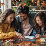 White Mountain 500 Piece Jigsaw Puzzle Retro Autumn Puzzles with Large Pieces, Gifts for Adults and Family 18"x24" - Patsy's Diner