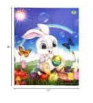 Just Smarty Jigsaw Puzzle Easter Bunny 26 Pieces for Kids Ages 3, 4, 5, 6 Year Old with Fun Shapes and Tray. Easter Gifts & Preschool Learning for Ages 3-6