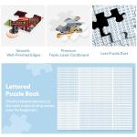 3 Pack 500 Pieces Jigsaw Puzzles, Retro 500 Piece Puzzles for Adults, Car Recycled Cardboard Puzzle for Seniors Teens, Interlock Perfectly Letter on Back, Home Decor Birthday Gift, 20.5 x 15 in