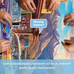 3 Pack 500 Pieces Jigsaw Puzzles, Retro 500 Piece Puzzles for Adults, Car Recycled Cardboard Puzzle for Seniors Teens, Interlock Perfectly Letter on Back, Home Decor Birthday Gift, 20.5 x 15 in