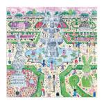 Galison Spring Egg Hunt – 500 Piece Michael Storrings Jigsaw Puzzle Featuring Beautiful Artwork of an Easter Spring Garden Egg Hunt