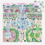 Galison Spring Egg Hunt – 500 Piece Michael Storrings Jigsaw Puzzle Featuring Beautiful Artwork of an Easter Spring Garden Egg Hunt