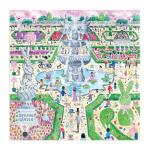 Galison Spring Egg Hunt – 500 Piece Michael Storrings Jigsaw Puzzle Featuring Beautiful Artwork of an Easter Spring Garden Egg Hunt