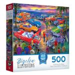 Roseart - Bigelow Illustrations - California Car Show - 500 Piece Jigsaw Puzzle for Adults