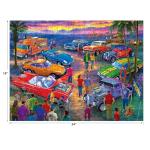 Roseart - Bigelow Illustrations - California Car Show - 500 Piece Jigsaw Puzzle for Adults