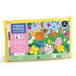 Mudpuppy Spring Bunnies – 12 Piece Puzzle with Reusable Zipper Pouch Featuring Colorful and Fun Illustrations of Spring Bunnies Perfect for Easy Storage and Travel