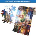 2 Pack Puzzles for Adults 1000 Pieces-Big Ben and Eiffel Tower Difficult Jigsaw Puzzles for Adults,Hard Jigsaw Puzzle Decorations DIY Leisure Game Toy Suitable Family Friends(27.5x20 inches)