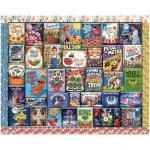 White Mountain 1000 Piece Jigsaw Puzzle Spring Collage Puzzles with Large Pieces Gift for Adults and Family 24"x30" - Wisdom from The Garden