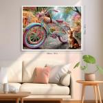 JJYHULK 2000 Piece Puzzle for Adults, Puzzles for Adults 2000 Pieces, Vintage Bicycle Friends Jigsaw Puzzles, Family Fun Puzzle Perfect for Game Nights, 39" X 28"