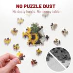 BenBen Puzzles for Adults 500 Pieces, Spring Picnic Jigsaw Puzzles with Patterns on Back, Challenging Puzzles for Family Game Night Home Décor