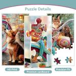JJYHULK 2000 Piece Puzzle for Adults, Puzzles for Adults 2000 Pieces, Vintage Bicycle Friends Jigsaw Puzzles, Family Fun Puzzle Perfect for Game Nights, 39" X 28"