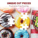 BenBen Puzzles for Adults 500 Pieces, Spring Picnic Jigsaw Puzzles with Patterns on Back, Challenging Puzzles for Family Game Night Home Décor