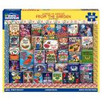 White Mountain 1000 Piece Jigsaw Puzzle Spring Collage Puzzles with Large Pieces Gift for Adults and Family 24"x30" - Wisdom from The Garden