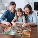 JJYHULK 2000 Piece Puzzle for Adults, Puzzles for Adults 2000 Pieces, Vintage Bicycle Friends Jigsaw Puzzles, Family Fun Puzzle Perfect for Game Nights, 39" X 28"