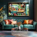 MINIWAN Billionaire's Potting Shed Garden Puzzles for Adults 1000 Pieces, Cozy Gardener's Workbench with Flowers Cat Jigsaw Puzzle, Gift for Garden & Cottagecore Lovers 27.5x19.7 Inch