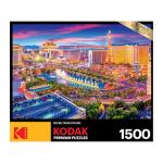 RoseArt - Kodak Premium - Las Vegas Strip - 1500 Piece Jigsaw Puzzle for Adults