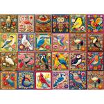 Puzzles for Adults 500 Pieces,Bird Jigsaw Puzzles 500 Pieces,Hummingbird Owl Jigsaw Puzzle for Adult Elderly Animal Puzzles for Men Women with Letters on Back 1:1 Poster Gift Toy 20.5x15 in
