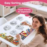 Puzzles for Adults 500 Pieces,Bird Jigsaw Puzzles 500 Pieces,Hummingbird Owl Jigsaw Puzzle for Adult Elderly Animal Puzzles for Men Women with Letters on Back 1:1 Poster Gift Toy 20.5x15 in