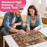 Puzzles for Adults 500 Pieces,Bird Jigsaw Puzzles 500 Pieces,Hummingbird Owl Jigsaw Puzzle for Adult Elderly Animal Puzzles for Men Women with Letters on Back 1:1 Poster Gift Toy 20.5x15 in