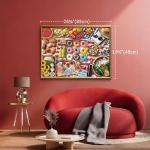 BenBen Puzzles for Adults 1000 Pieces, Spring Picnic Jigsaw Puzzles with Patterns on Back, Challenging Puzzles for Family Game Night Home Décor