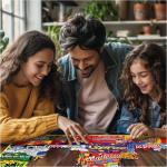 White Mountain 1000 Piece Jigsaw Puzzle Popcorn and Candy Collage Puzzles with Large Pieces for Adults and Family 24"x30" - Movie Snacks