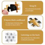 PICKFORU Impossible Puzzle for Adults 1000 Pieces, Geometric Modern Art Jigsaw Puzzle Plant Floral Vase, Black Golden Abstract Challenge Puzzles