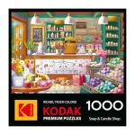 RoseArt - Kodak Premium - 1000 Piece Jigsaw Puzzle for Adults – Soap & Candle Shop – Cozy Boutique with Flowers, Candles & Bath Bombs – Relaxing Home Décor Scene – 26.625 x 19.25 Inches