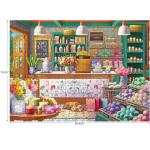RoseArt - Kodak Premium - 1000 Piece Jigsaw Puzzle for Adults – Soap & Candle Shop – Cozy Boutique with Flowers, Candles & Bath Bombs – Relaxing Home Décor Scene – 26.625 x 19.25 Inches