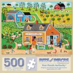 Bits and Pieces - 500 Piece Jigsaw Puzzle for Adults - 18" x 24" - Jessica's Jams and Jellies - 500 pc Colorful Countryside Jigsaw by Joseph Holodook