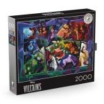 Ceaco – 2000 Piece Disney Silver Select Villains Jigsaw Puzzle – Relaxing and Fun Activity for Adults, Pieces
