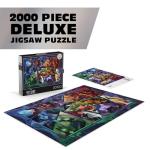 Ceaco – 2000 Piece Disney Silver Select Villains Jigsaw Puzzle – Relaxing and Fun Activity for Adults, Pieces
