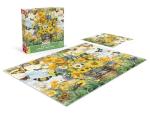 Ceaco - Barbara Anderson - Honey Bee Floral - 500 Piece Jigsaw Puzzle - Relaxing and Fun Activity for Adults