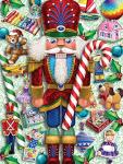 Bits and Pieces – 1500 Piece Jigsaw Puzzle for Adults – Nutcracker and Toys - Christmas Holiday Jigsaw Puzzle by Artist Randy Wollenmann, Completed Puzzle Size: 24"x33"