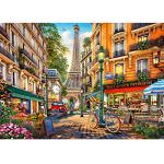 Trefl Afternoon in Paris 2000 Piece Jigsaw Puzzle Red 38"x27" Print, DIY Puzzle, Creative Fun, Classic Jigsaw for Adults and Children from 14 Years Old