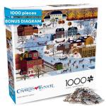 Buffalo Games - Charles Wysocki Festive Winter Scene 1000 Piece Jigsaw Puzzle for Adults and Families