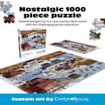 Buffalo Games - Charles Wysocki Festive Winter Scene 1000 Piece Jigsaw Puzzle for Adults and Families