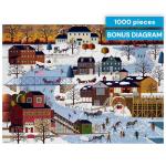 Buffalo Games - Charles Wysocki Festive Winter Scene 1000 Piece Jigsaw Puzzle for Adults and Families