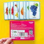 QUOKKA Jigsaw Toddler Puzzles Ages 2-4 – 100% Self-Correcting 16 Realistic Matching Fruits Veggies – Educational Toddler Puzzles Ages 1-3 with 32 Pieces – Memory Matching Games