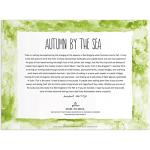 Galison Michael Storrings Autumn by The Sea 1000 Piece Puzzle from Galison - 27" x 20" Beautifully Illustrated Puzzle, Thick & Sturdy Pieces, Perfect Activity for Chilly Fall Weather!