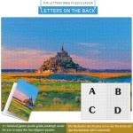 HUADADA 1000 Piece Puzzle for Adults-Mont Saint-Michel -Puzzles for Adults 1000 Pieces Gift Family Interactive Games