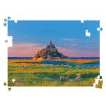 HUADADA 1000 Piece Puzzle for Adults-Mont Saint-Michel -Puzzles for Adults 1000 Pieces Gift Family Interactive Games