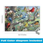 Buffalo Games - Birds in an Orchard - Hautman - 1000 Piece Jigsaw Puzzle for Adults, Challenging Bird Puzzle for Game Nights, Finished Size 26.75 x 19.75, Made in the USA