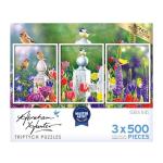RoseArt - Abraham Hunter - Garden Birds - 1500 Piece Jigsaw Puzzle