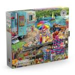 Buffalo Games - Aimee Stewart Family Campsite 2000 Piece Jigsaw Puzzle, Colorful Camping Artwork, Cozy Outdoor Scene