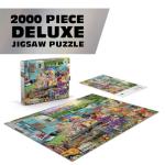 Buffalo Games - Aimee Stewart Family Campsite 2000 Piece Jigsaw Puzzle, Colorful Camping Artwork, Cozy Outdoor Scene